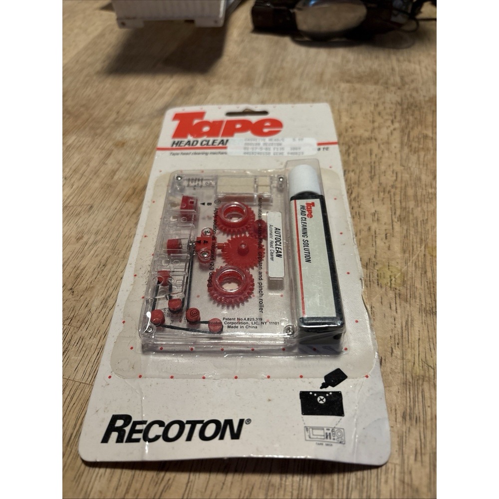 Total Cassette Care Kit by Recoton Vintage Music Playing Device Maintenance NOS